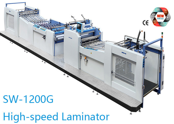 Κίνα Γκρίζα Laminator υψηλής ταχύτητας μηχανή, προ - μεγάλη μηχανή τοποθέτησης σε στρώματα μεγέθους στοιβαχτών προμηθευτής